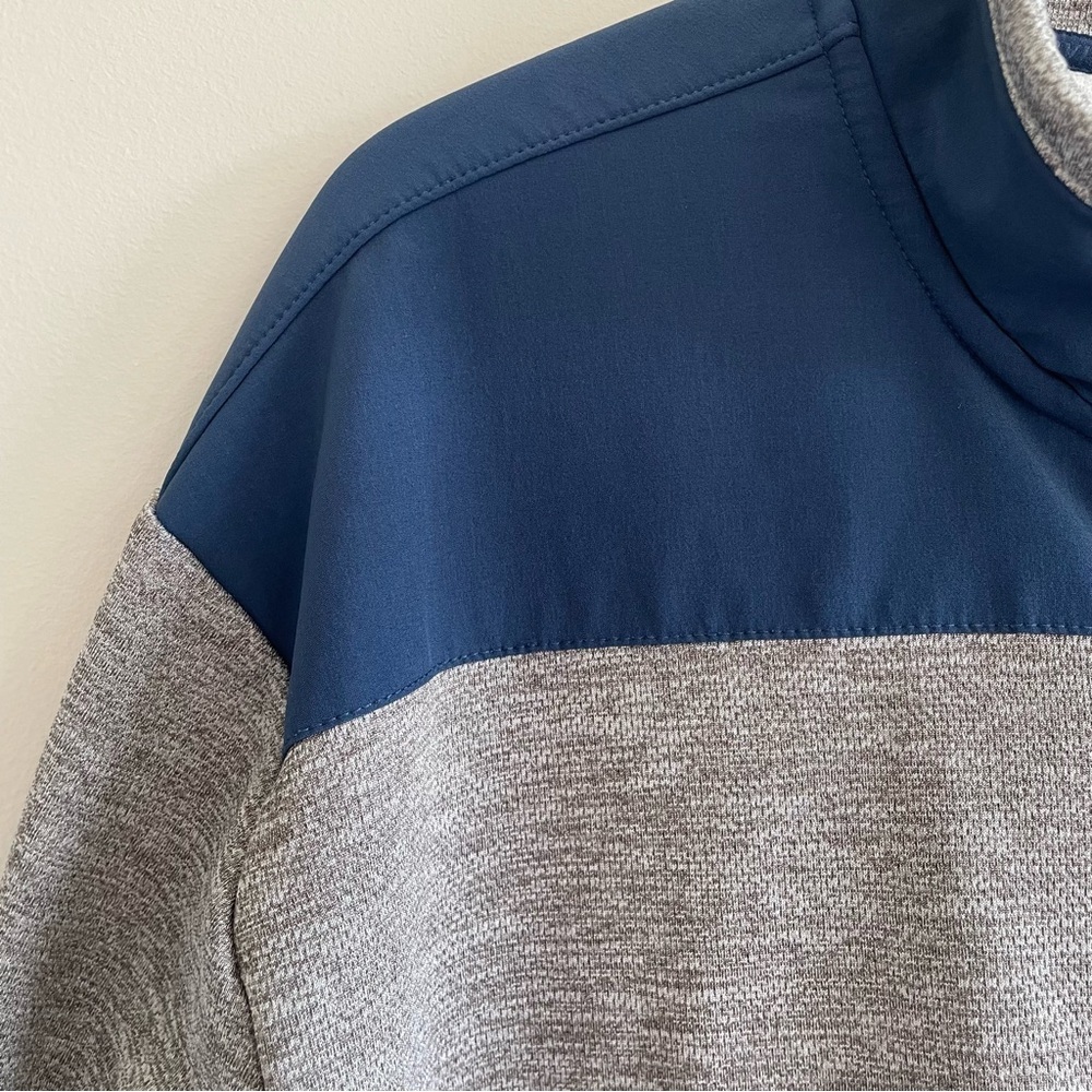 Orvis Men's Full Zip Up Jacket Blue/Heather Gray Size XXL - Picture 5 of 16
